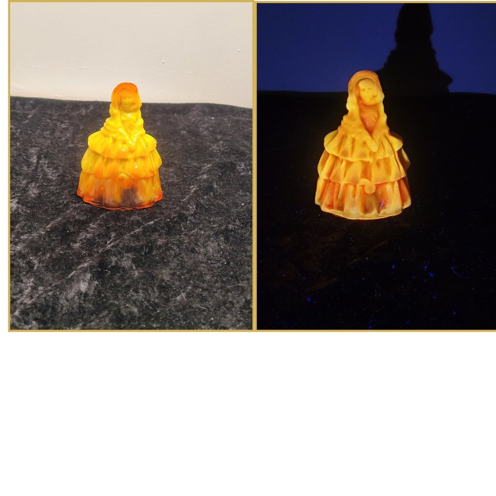 Boyd "Louise" Orange & Yellow Slag Cadmium Glass